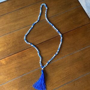 Faceted Small Sodalite Mala Beads Meditation/Prayer Beads unisex